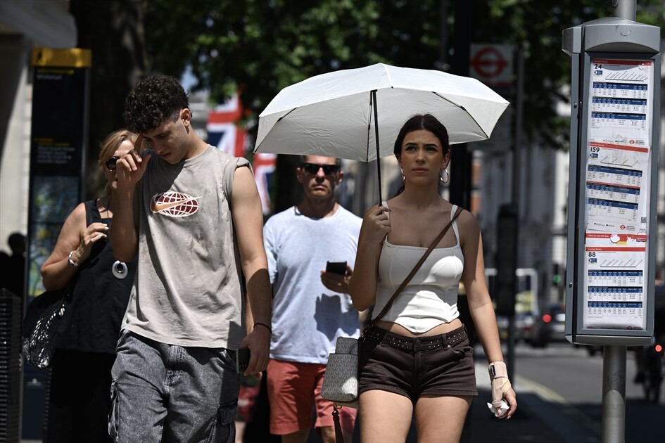 Londra’da sıcak hava