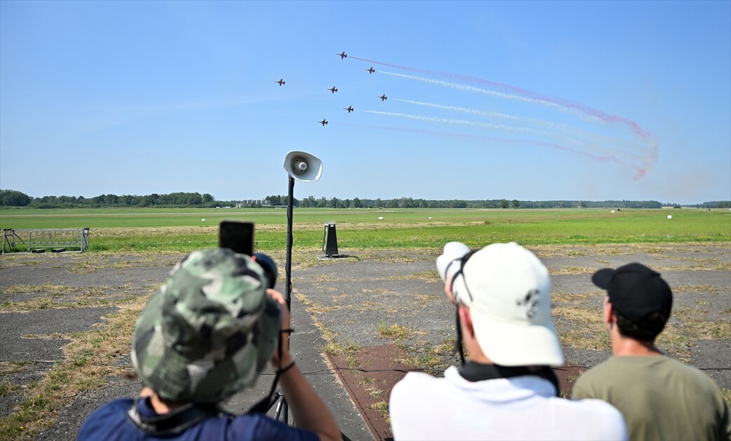 Turkish Stars perform at Belgian Air Force Days