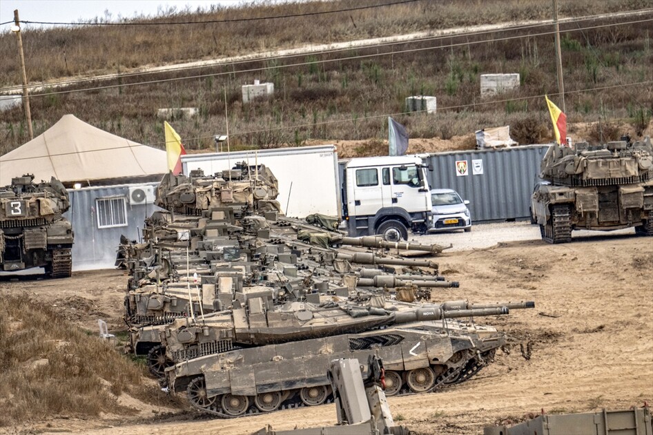 İsrail'in Gazze Şeridi'ne düzenlediği saldırılarda meydana gelen yıkım İsrail sınırından görüntülendi