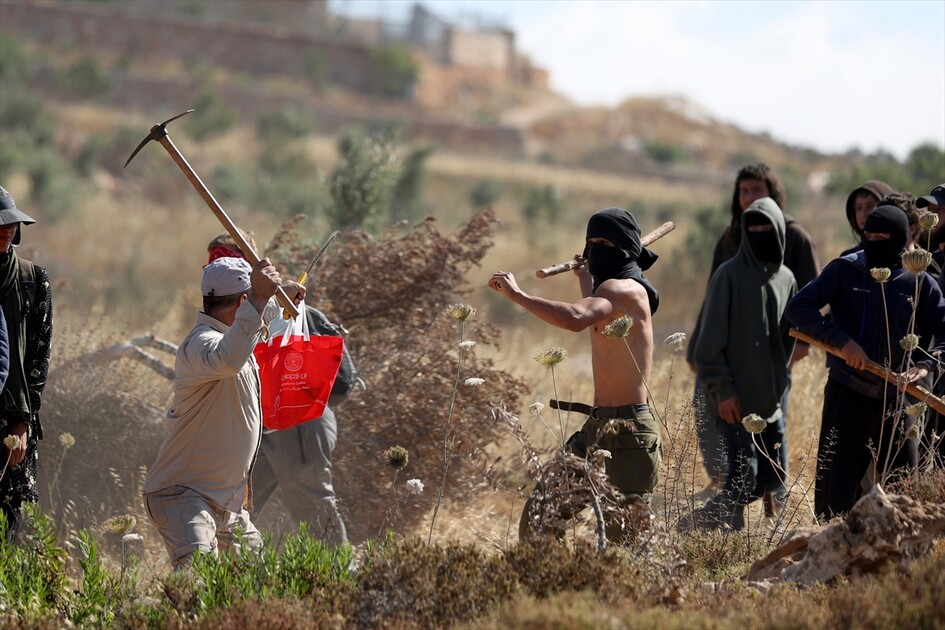 Israeli settlers attack Palestinians, foreign activists in West Bank