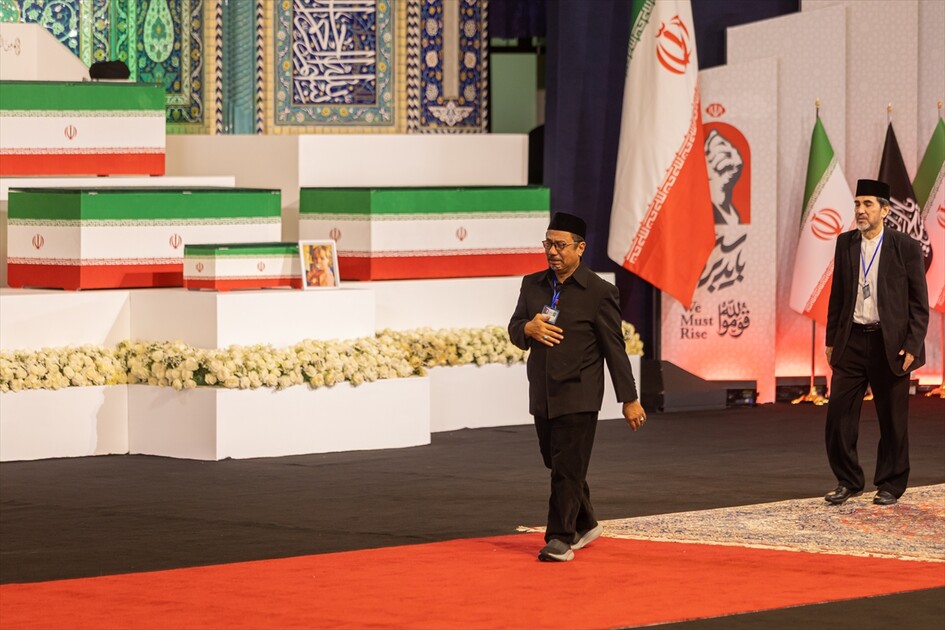 State funeral ceremony held in Tehran for late Iranian Supreme Leader Ali Khamenei