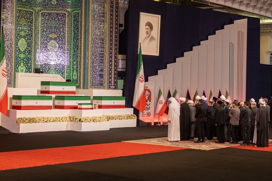 State funeral ceremony held in Tehran for late Iranian Supreme Leader Ali Khamenei