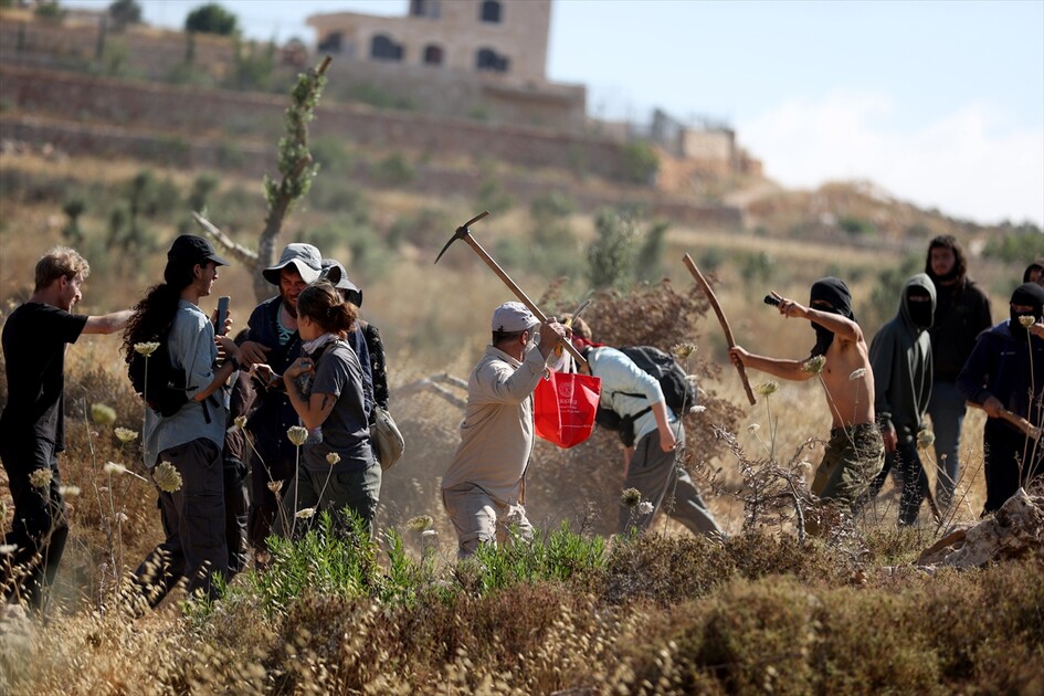 Israeli settlers attack Palestinians, foreign activists in West Bank