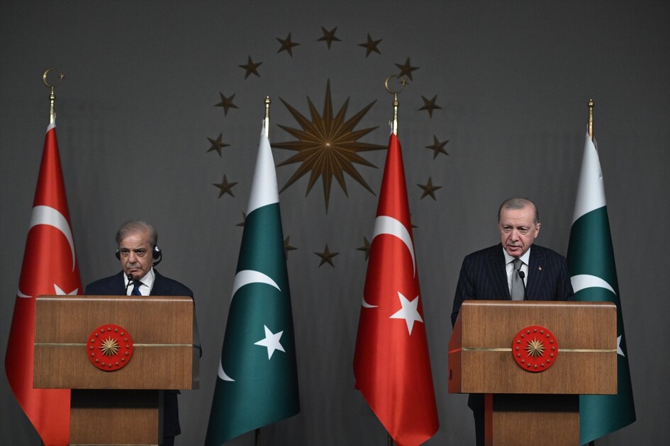 Cumhurbaşkanı Erdoğan ile Pakistan Başbakanı Şerif, ortak basın toplantısı düzenledi