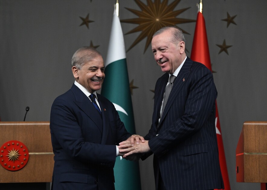 Cumhurbaşkanı Erdoğan ile Pakistan Başbakanı Şerif, ortak basın toplantısı düzenledi