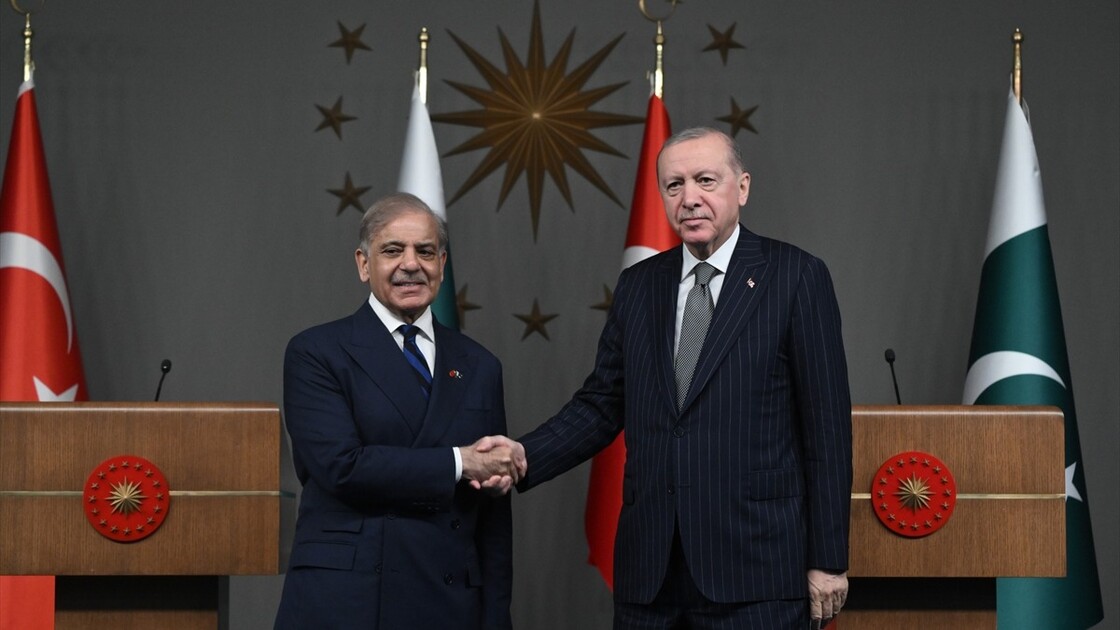 Cumhurbaşkanı Erdoğan ile Pakistan Başbakanı Şerif, ortak basın toplantısı düzenledi