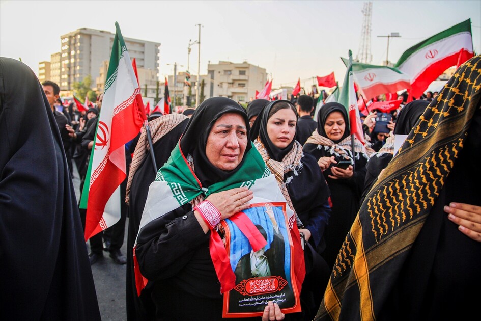 Funeral ceremony held in Tehran for Iran's former leader Khamenei