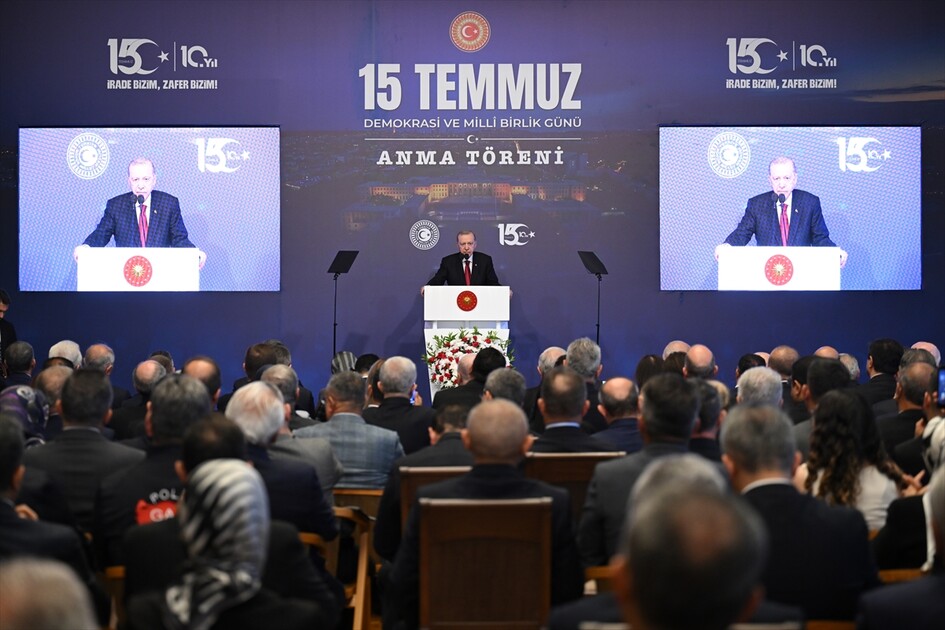 أردوغان: من خابت آمالهم ليلة 15 يوليو ما زالوا يترقبون الفرص