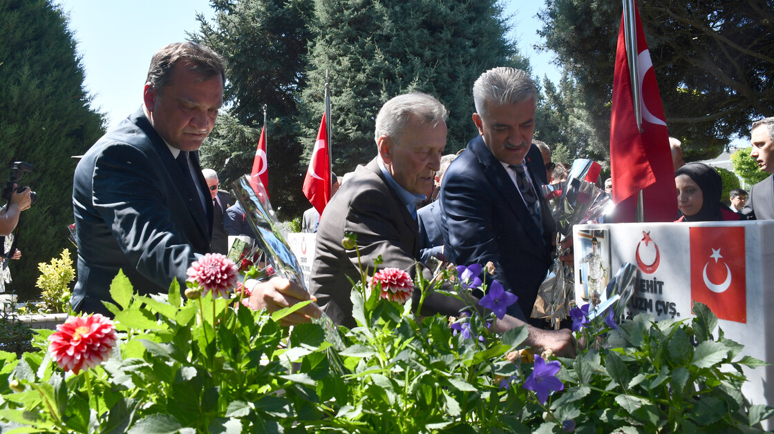15 Temmuz şehidi emniyet müdürü Ufuk Baysan, memleketi Düzce'de anıldı