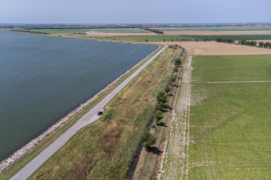 İtalya'da Po Nehri'ndeki kuraklık nedeniyle tuzlu deniz suyu deltadan içerilere girmeye başladı