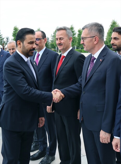 Cumhurbaşkanı Erdoğan, Irak Başbakanı Zeydi'yi resmi törenle karşıladı
