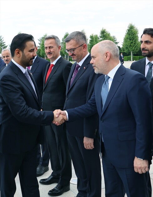 Cumhurbaşkanı Erdoğan, Irak Başbakanı Zeydi'yi resmi törenle karşıladı