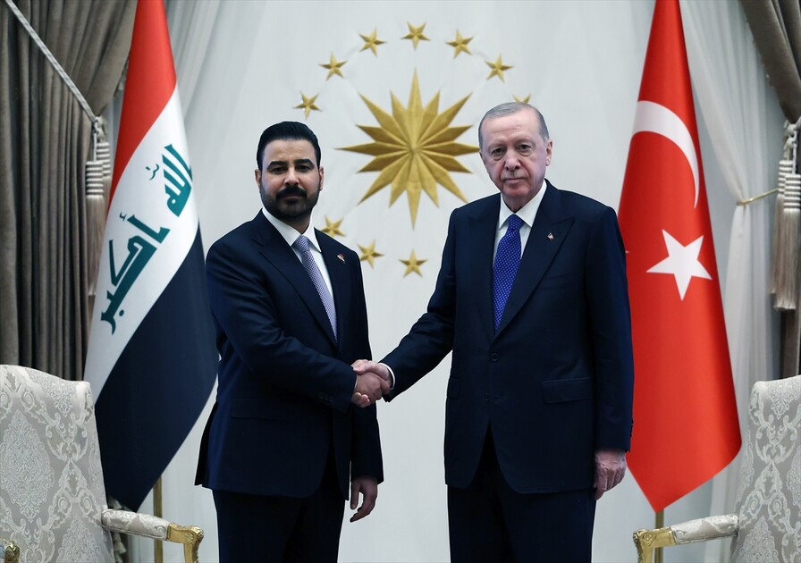 Cumhurbaşkanı Erdoğan, Irak Başbakanı Zeydi'yi resmi törenle karşıladı