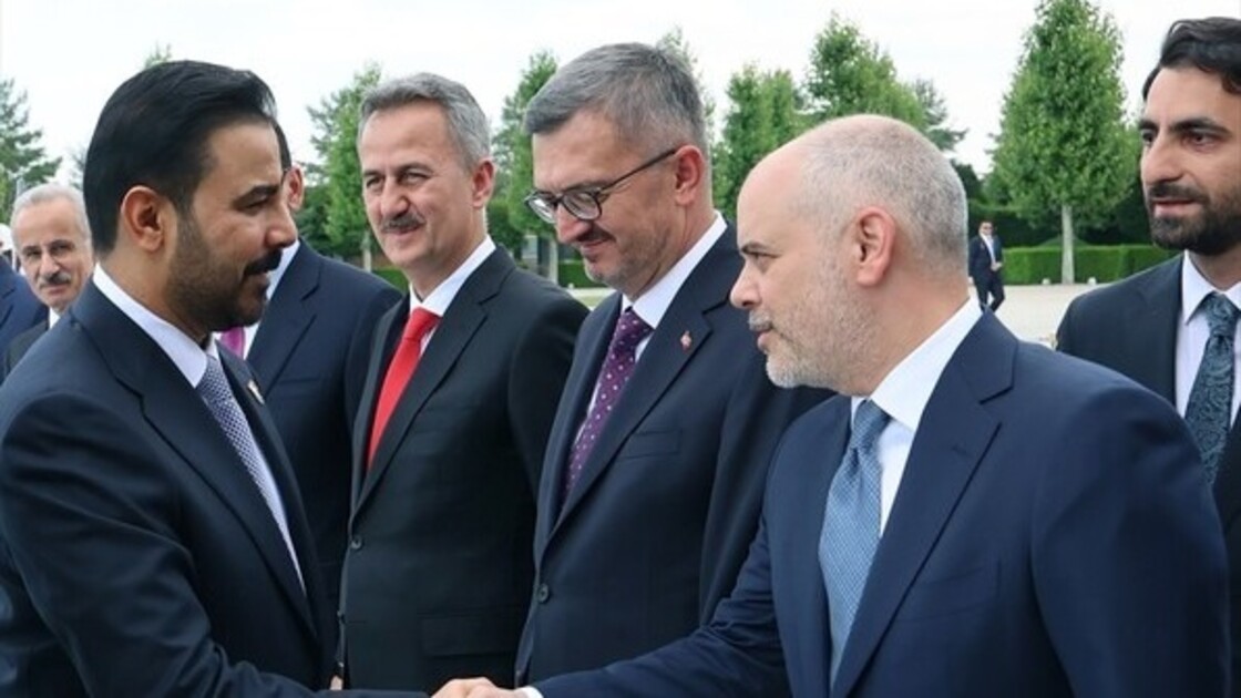 Президент Эрдоган с официальной церемонией встретил премьер-министра Ирака Али Зейди