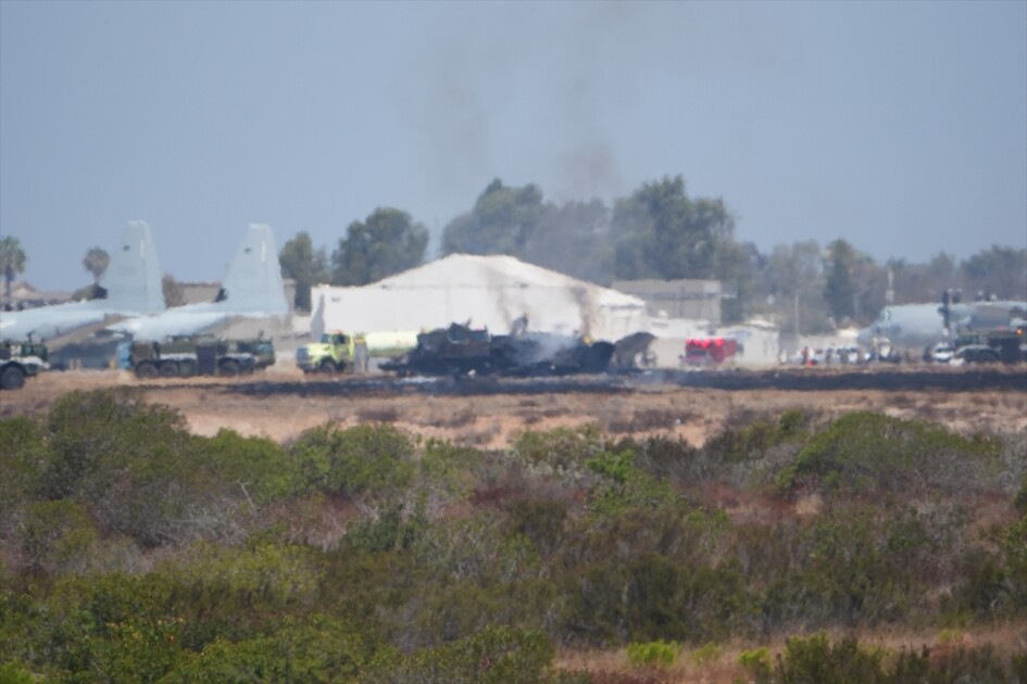 ABD'nin F-35B savaş uçağı San Diego'daki askeri üsse düştü