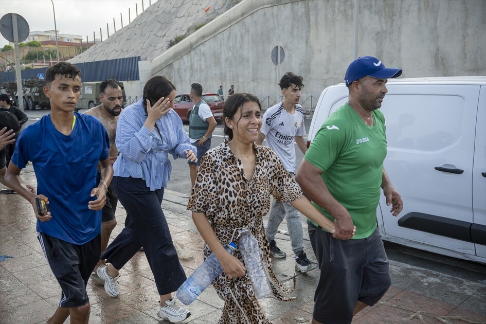 Hundreds of migrants reach Spain's Ceuta after swimming from Morocco