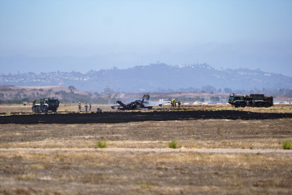 ABD'nin F-35B savaş uçağı San Diego'daki askeri üsse düştü