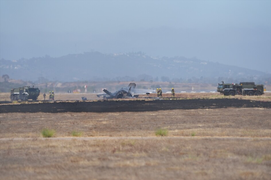 ABD'nin F-35B savaş uçağı San Diego'daki askeri üsse düştü