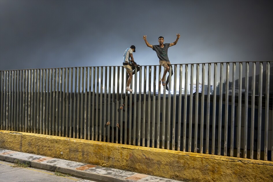 Hundreds of migrants reach Spain's Ceuta after swimming from Morocco