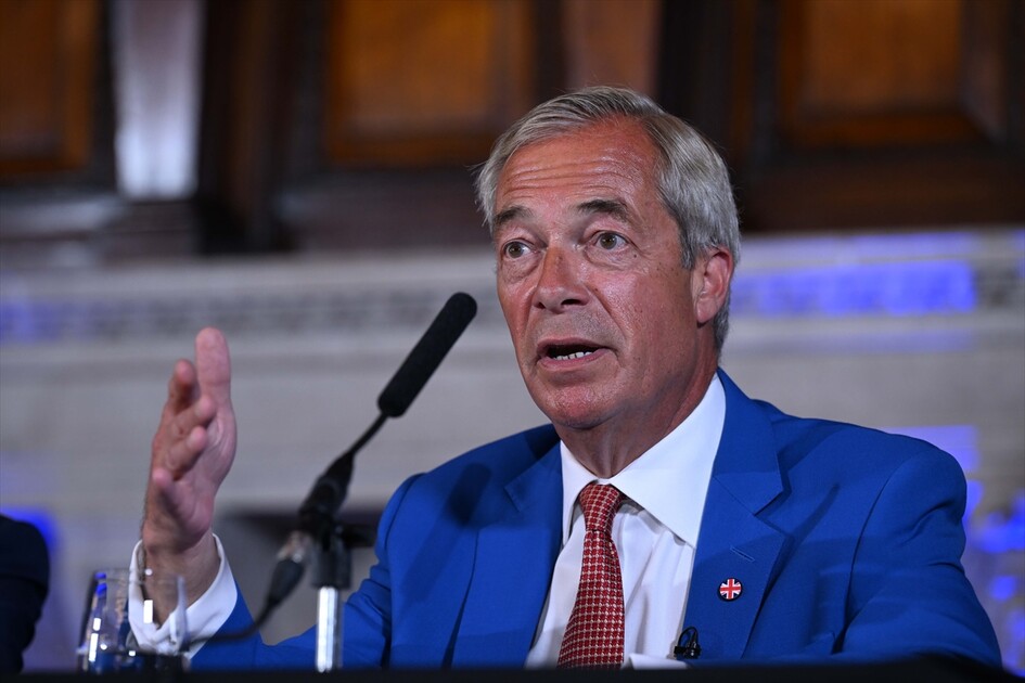 Reform UK holds press conference in London