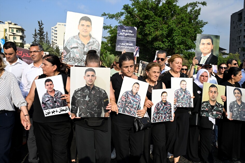 Lübnan'da Beyrut Limanı patlamasının 6. yılı dolayısıyla anma töreni düzenlendi
