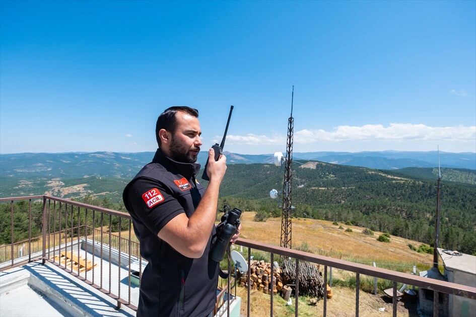 Yozgat'ın orman gözcüleri yangına karşı 7 gün 24 saat nöbette