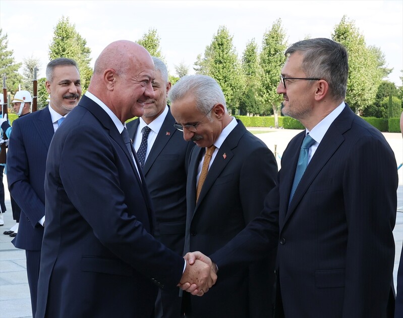 Cumhurbaşkanı Erdoğan, Avusturya Başbakanı Stocker'i resmi törenle karşıladı