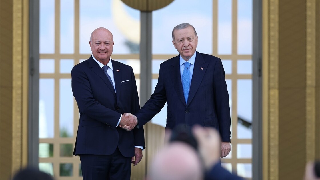 Cumhurbaşkanı Erdoğan, Avusturya Başbakanı Stocker'i resmi törenle karşıladı
