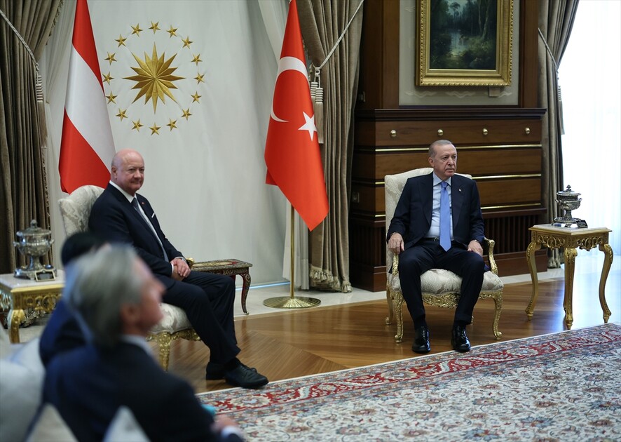 Cumhurbaşkanı Erdoğan, Stocker'ı kabul etti