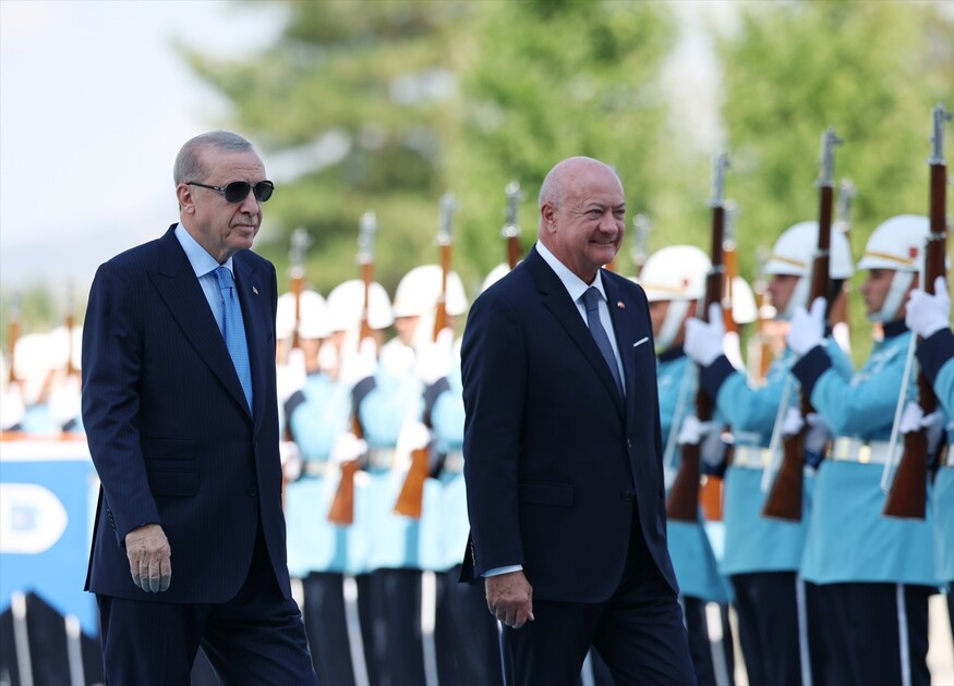 Cumhurbaşkanı Erdoğan, Avusturya Başbakanı Stocker'i resmi törenle karşıladı