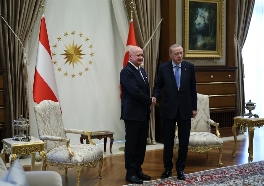 Cumhurbaşkanı Erdoğan, Stocker'ı kabul etti