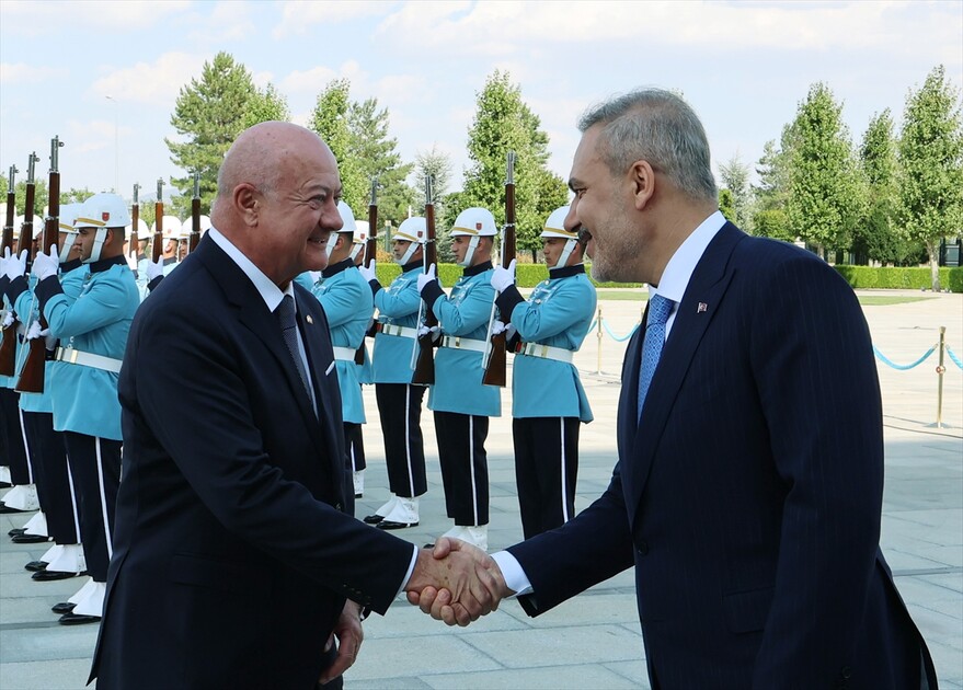 Cumhurbaşkanı Erdoğan, Avusturya Başbakanı Stocker'i resmi törenle karşıladı
