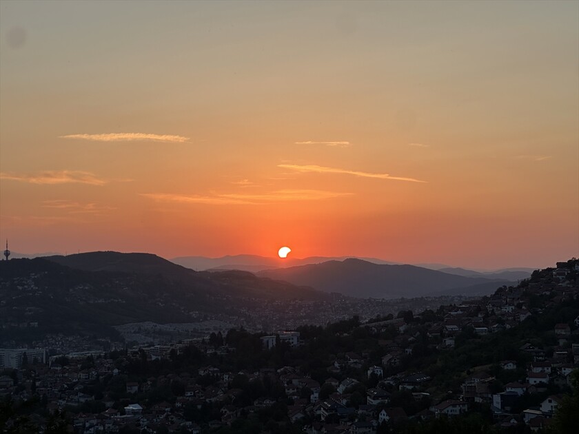 Saraybosna'da kısmi güneş tutulması