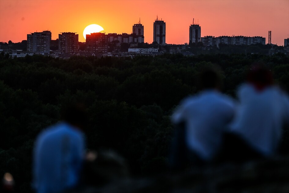 Belgrad'da kısmi güneş tutulması gözlemlendi