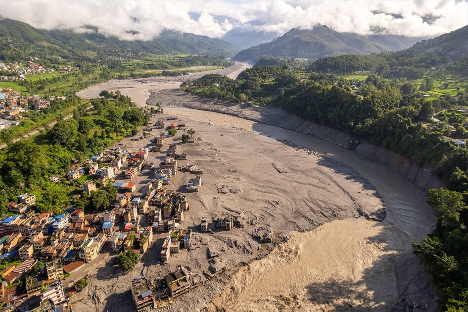 Nepal'deki selde hayatını kaybedenlerin sayısı 538'e çıktı