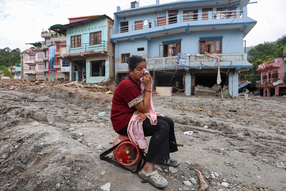 Nepal'deki selde hayatını kaybedenlerin sayısı 616'ya çıktı