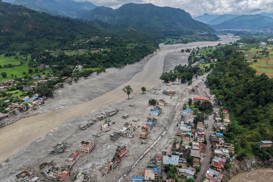 Nepal'deki selde hayatını kaybedenlerin sayısı 616'ya çıktı