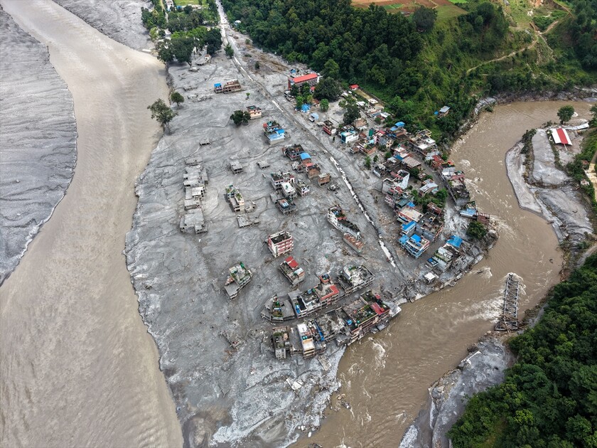 Nepal'deki selde hayatını kaybedenlerin sayısı 616'ya çıktı