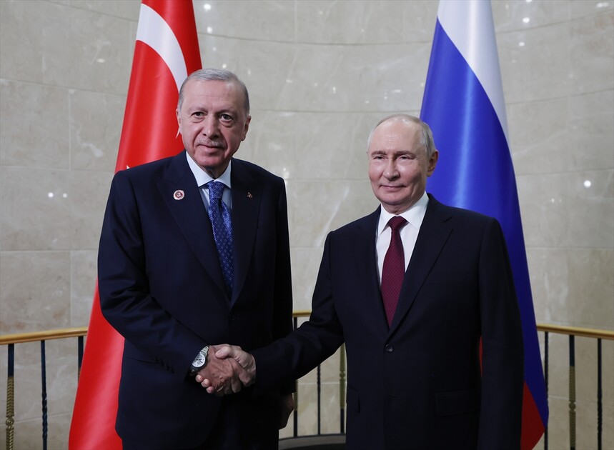 Cumhurbaşkanı Erdoğan, Rusya Devlet Başkanı Putin ile görüştü