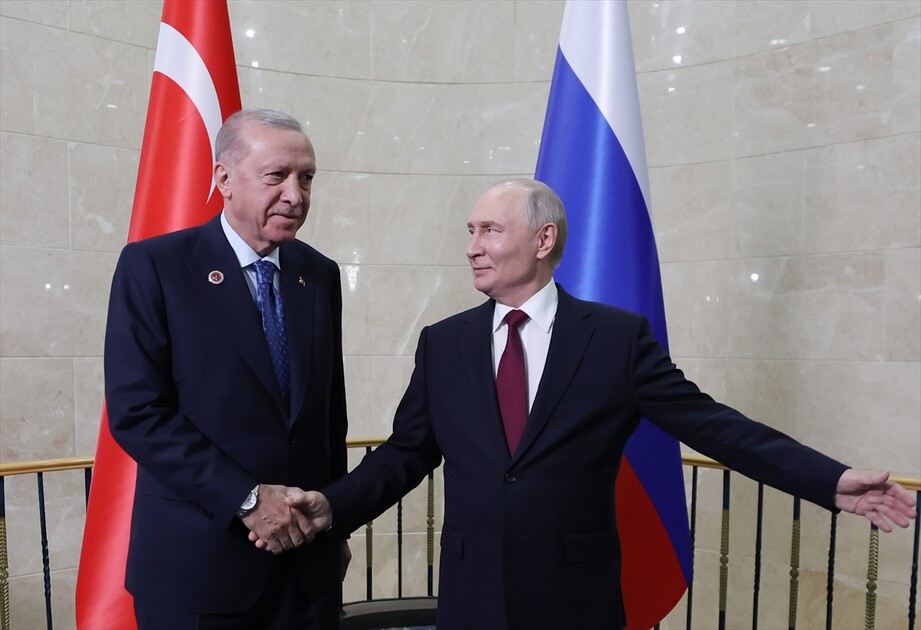 Cumhurbaşkanı Erdoğan, Rusya Devlet Başkanı Putin ile görüştü