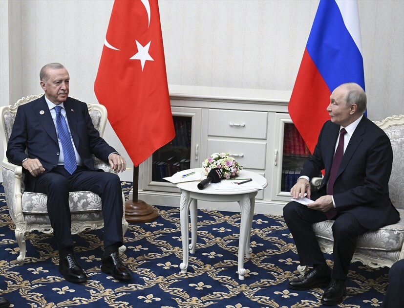 Cumhurbaşkanı Erdoğan, Rusya Devlet Başkanı Putin ile görüştü