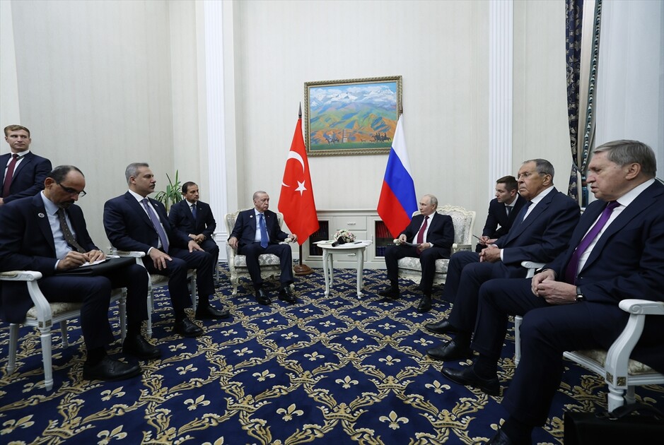 Cumhurbaşkanı Erdoğan, Rusya Devlet Başkanı Putin ile görüştü