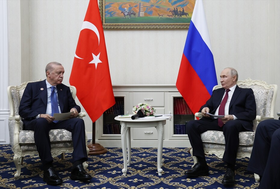 Cumhurbaşkanı Erdoğan, Rusya Devlet Başkanı Putin ile görüştü