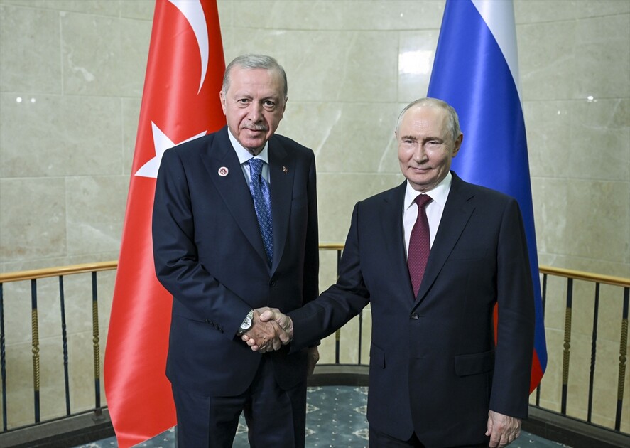 Cumhurbaşkanı Erdoğan, Rusya Devlet Başkanı Putin ile görüştü