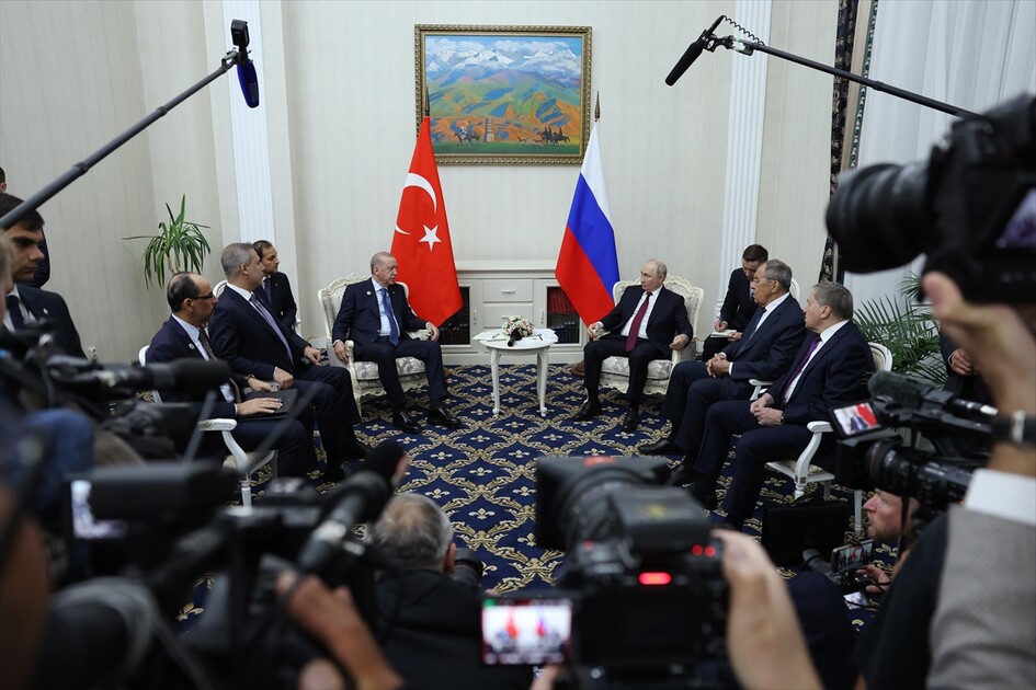 Cumhurbaşkanı Erdoğan, Rusya Devlet Başkanı Putin ile görüştü