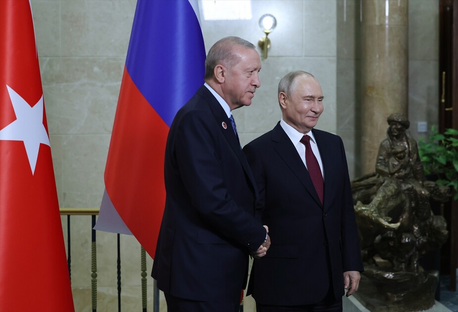Cumhurbaşkanı Erdoğan, Rusya Devlet Başkanı Putin ile görüştü