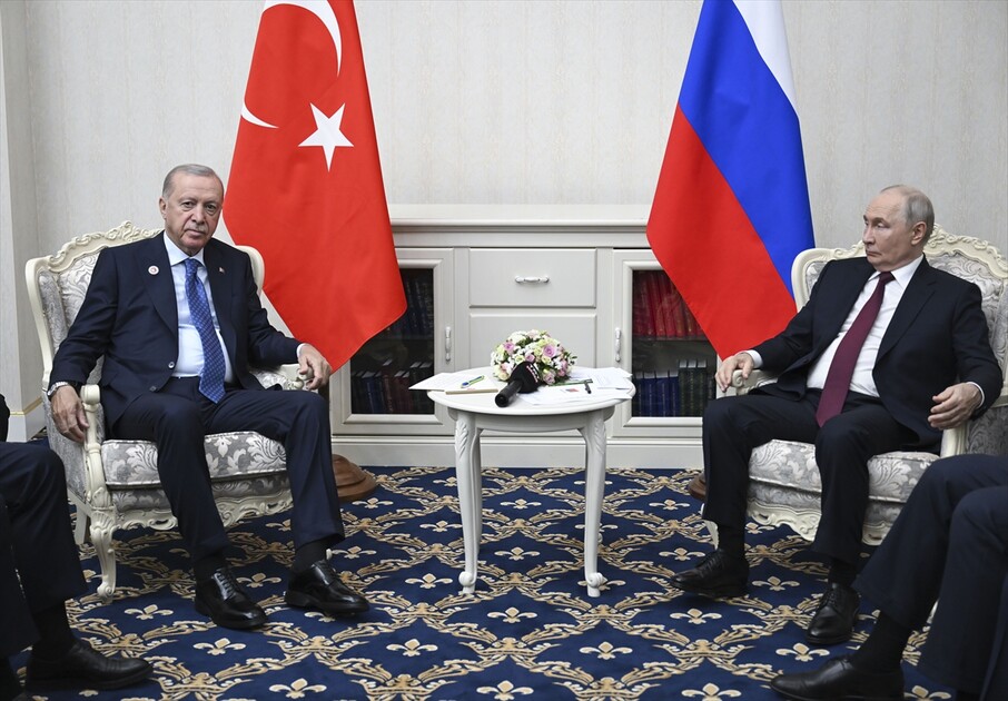 Cumhurbaşkanı Erdoğan, Rusya Devlet Başkanı Putin ile görüştü