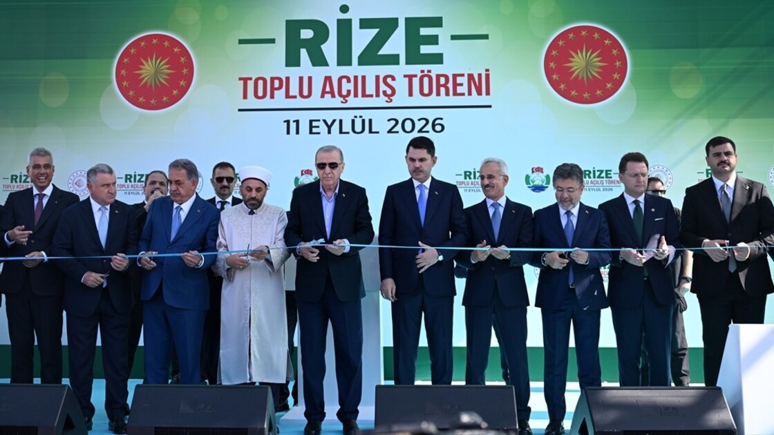 Cumhurbaşkanı Erdoğan, Rize'de toplu açılış törenine katıldı