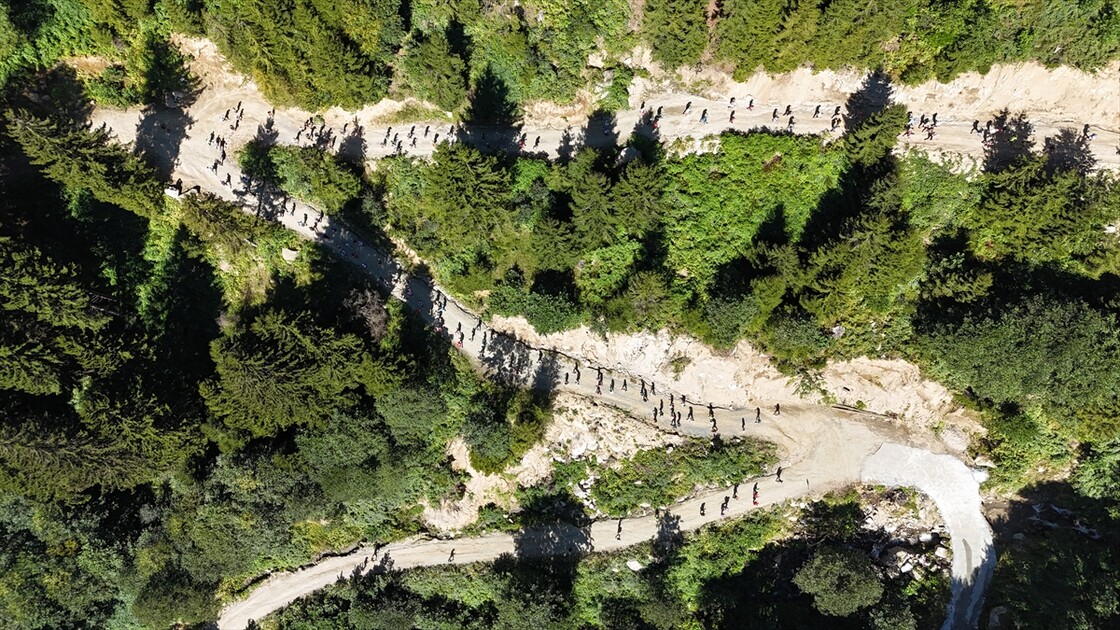 UTMB Dünya Serisi'nin Türkiye etabı olan Kaçkar by UTMB'nin startı verildi