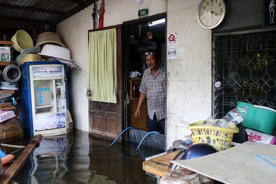Aftermath of heavy rain in Bangkok
